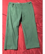 Liberty Blues Men’s Green Stretch Pants Size 50x38 BIG Cotton Blend - $926.12 MXN