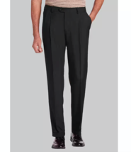 Jos.A.Bank Traveler Collec Performance Traditional Fit Pleated Front Pants-44X32 - £28.58 GBP