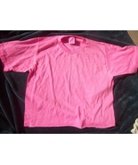80&#39;s vintage t-shirt by Jerzeeys crop bottom size medium pink - £29.81 GBP