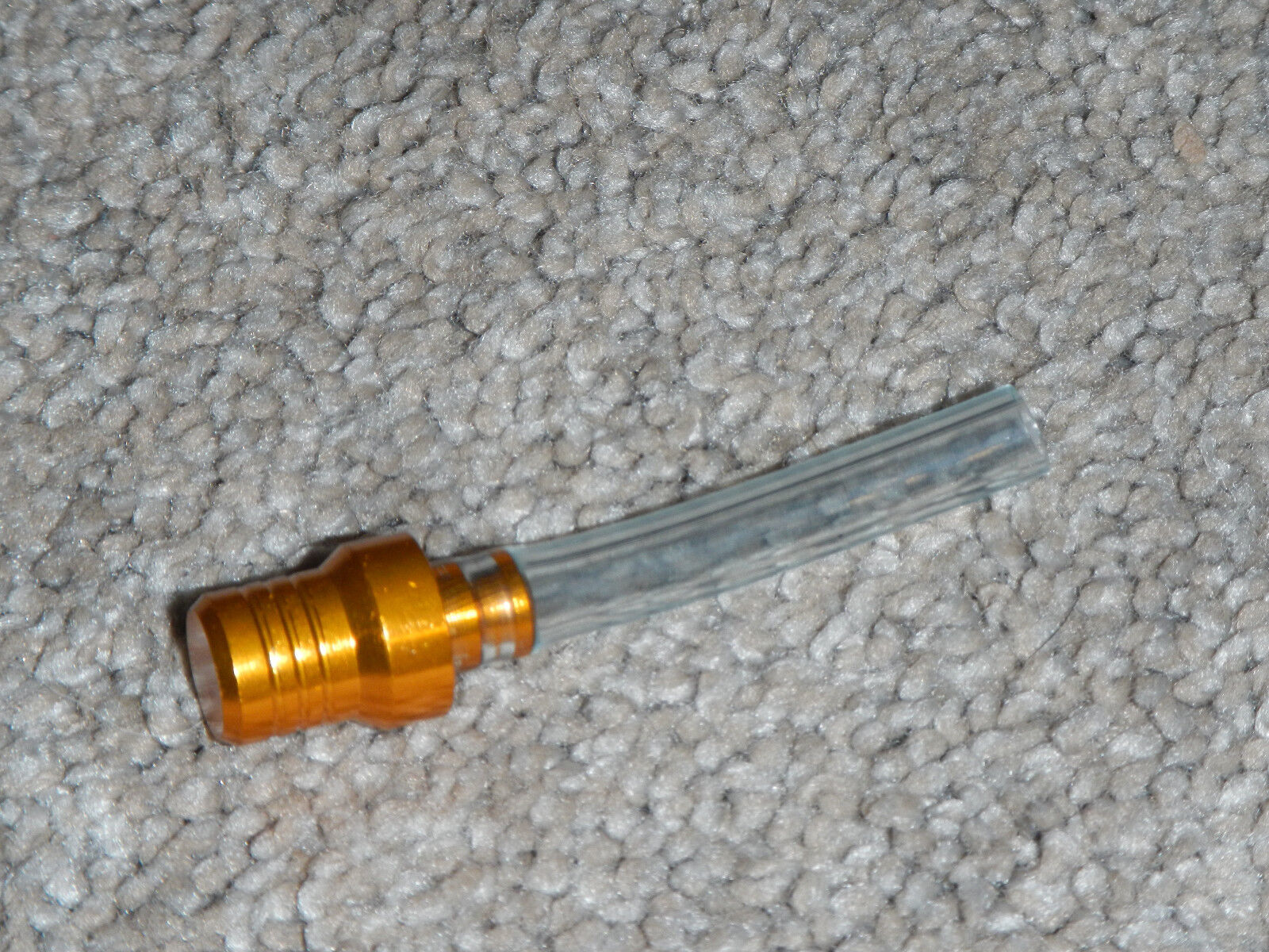 YELLOW GOLD GAS FUEL TANK AIR CAP BREATHER Maico ATK Ossa Trial Bultaco ... - $4.94