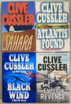 Clive Cussler [Hardcover] Sahara  Atlantis Found The Emperor&#39;s Revenge X4 - £16.30 GBP