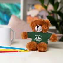Adorable 8&quot; Stuffed Animals with Customizable Tees for Ages 3+ - £22.78 GBP