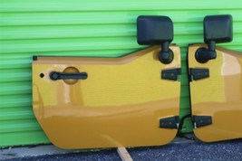 2007-2018 Chrysler Jeep Wrangler JK Front Half Doors W/ Pwr Mirrors L&R image 3