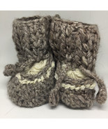 Knit Alpaca Wool Cot Shoes - Baby Shoes Knitted Baby Booties, Baby Showe... - $26.72