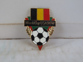  Team Belgium Soccer Pin - 1994 World Cup by Peter David - Flag and Ball - £11.79 GBP