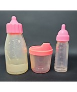 Lot of 3 Doll Bottles and Sippy Cups EUC - $237.66 MXN