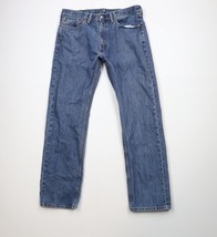 Vintage Y2K Levis 505 Mens Size 36x34 Faded Regular Fit Denim Jeans Blue... - $59.35