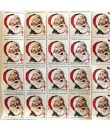 1983 Santa Claus Greeting Stamps Lot Of 28 American Lung Vintage Christm... - $40.73 CAD