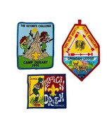 1991 BSA Patch Lot of 3 Occoneechee Council Camp Durant Croatan Lodge Co... - $23.28 CAD