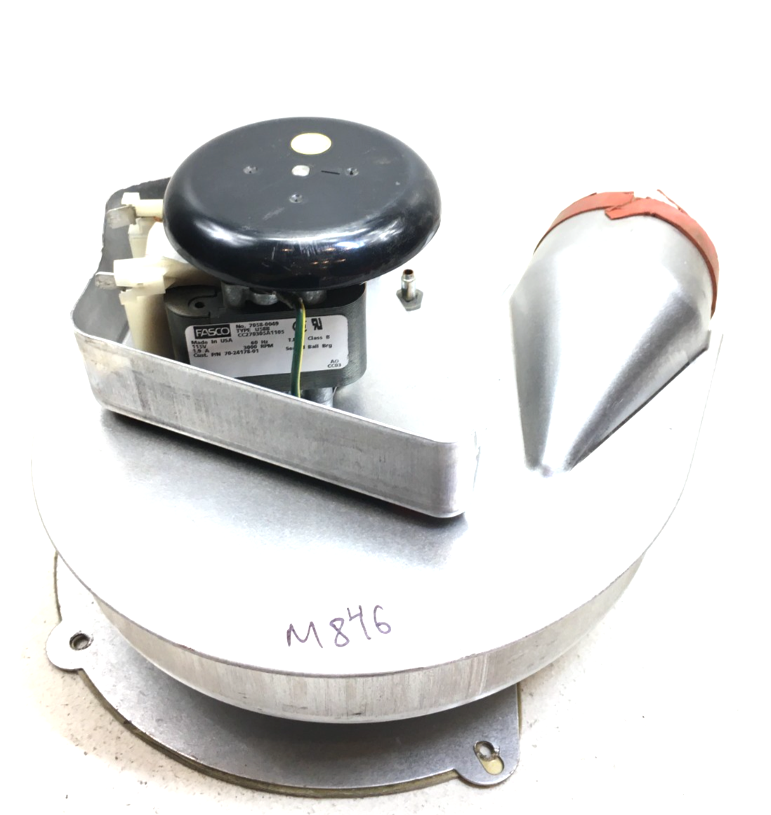 FASCO 7058-0049 Rheem Ruud 70-24178-01 Draft Inducer Blower Motor used #... - $95.00