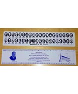 Pair (2) Presidents Of The United States Photo Ruler 1789- 1993 Gerald F... - $188.30 MXN