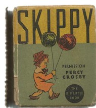 Story of Skippy ORIGINAL Vintage 1934 Whitman Big Little Book Percy Crosby - £59.22 GBP