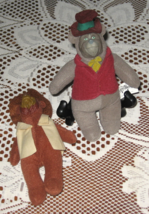 McDonald&#39;s-Happy Meal-Disney-&quot;The Country Bears&quot; Movie- Set of 2 Felt Be... - £5.47 GBP