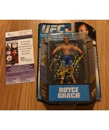 Royce Gracie Signed Auto UFC Jakks Pacific Action Figure Build the Octag... - £101.23 GBP