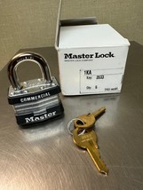 6 Pk Master Lock 1KA Commercial Laminated Steel Padlock, KEYED ALIKE 3533 - £50.63 GBP