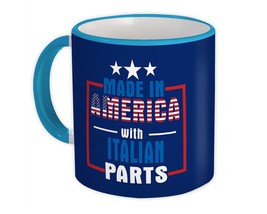 Made in America with Italian Parts : Gift Mug Expat Country USA Italy - £12.68 GBP