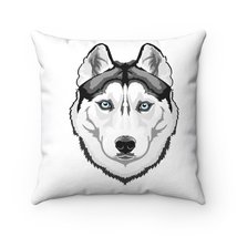 Siberian Husky Spun Polyester Square Pillow - £18.19 GBP