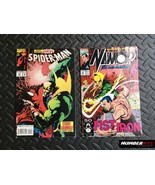 Marvel Vintage Used Comics Spider-Man Iron Fist Namor #41 Dec &amp; #16 July... - £8.59 GBP
