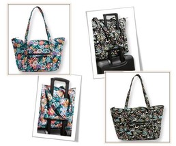Vera Bradley Miller Travel Luggage Tote W/Trolley Sleeve Choice NWT MFG $120 - £45.46 GBP