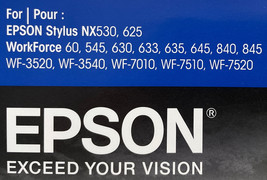 Epson 127 Black Color Ink Set T127120 T127520 T127220 T127320 T127420 Retail Pk - $59.98