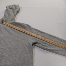 Aeropostale Men's Gray Full Zip Drawstring Hooded Sweatshirt Size Medium image 9