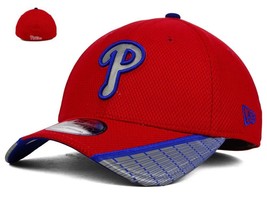 Mens Philadelphia Phillies 39THIRTY Reflective Mlb Baseball CAP/HAT MED-LARGE - £20.72 GBP