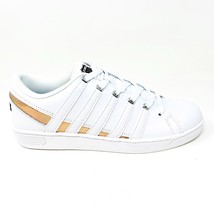 K-Swiss Ramli Court White Cracked Metallic Womens Casual Sneakers 96999 120 - £37.71 GBP