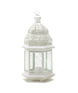 LARGE WHITE MOROCCAN LANTERN - $33.99