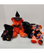 Lot Of 4 RUSS Halloween Plush Sparky Burnside Trixter And Hocus Stuffed ... - $44.50