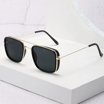 Gafas De Sol Moda Versión Cuadrada De Metal Protección UVCuadrada Retro ... - $15.82+