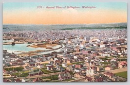 Postcard General View Bellingham Washington Aerial Birds-Eye View ca.1910s - £2.96 GBP