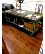 industrial steel table on wheels - $1,250.22