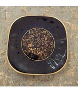 Antique American Limoges Royal Mazarine 6" Blue Gold Luncheon Plate - $19.00