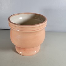 Kellogg MN Pottery Planter #404 in Beautiful Peach Color Vintage - $12.66