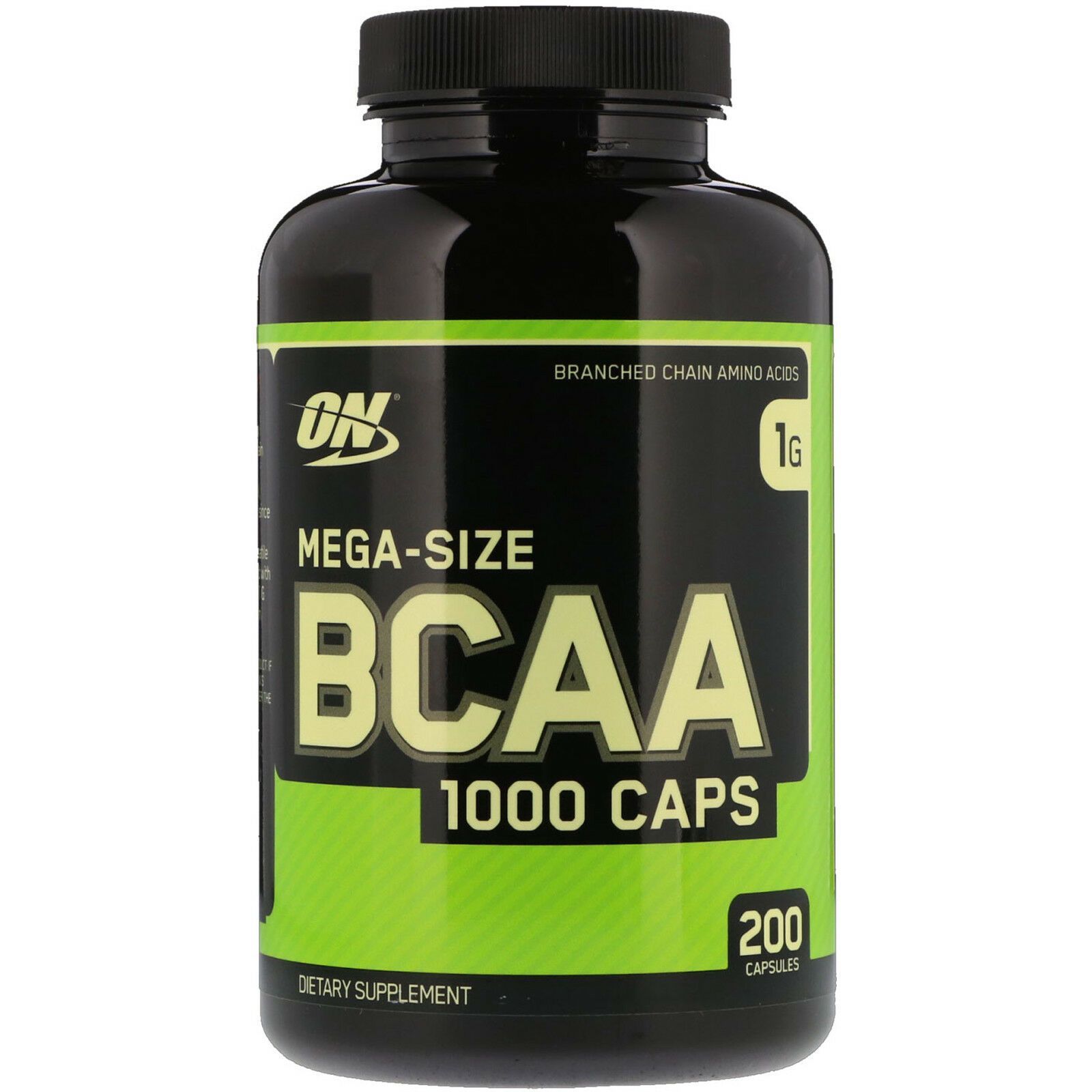 Optimum Nutrition, BCAA 1000 Caps, MegaSize, 1,000 mg, 200 Capsules, Amino Acids - $29.99