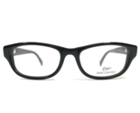 Bonbons Brille Rahmen C Logan BLK Lila Schwarz Rechteckig 50-16-140 - $55.57