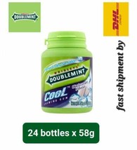 Wrigley&#39;s Doublemint Chewing Gum Blackcurrant Flavour 24 Bottles x 58g -DHL - £94.88 GBP