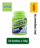 Wrigley&#39;s Doublemint Chewing Gum Blackcurrant Flavour 24 Bottles x 58g -DHL - £93.40 GBP
