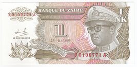 Zaire, 1 New Makuta, 1993, P47, UNC-
show original title

Original TextZ... - $12.17