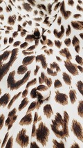 2XL- Lilbetter Leopard Print Soft Silky Empire Waist L/S Ruffle Dress 46... - £11.05 GBP