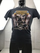 Vintage Original Van Halen Worldwide Tour 1981 Concert T-Shirt Size S KG RR17 - £174.55 GBP