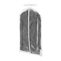 Whitmor Zippered Hanging Suit Bag - Clear - £13.43 GBP