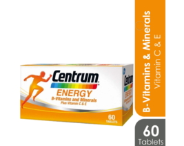 3X Centrum Energy B-Vitamins And Minerals + Vitamin C &amp; E 60 Tablets Dhl Express - £86.14 GBP