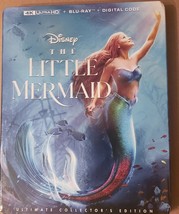 *The Little Mermaid Disney 4K Ultra HD + Blu-ray + Digital Code + Slipcover NEW - £31.88 GBP