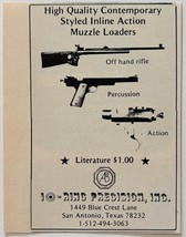 1981 Ring Precision Muzzle Loading Gun Advertisement Outdoor Supply Vint... - $374.24 MXN