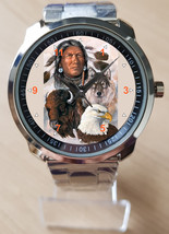 Red Indian Native Tribe Art Stylish Rare Quality Wrist Watch  - £28.06 GBP