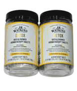 2 Pack J.R. Watkins Detox Bath &amp; Shower Aromatherapy Tablets Turmeric Ci... - $25.99