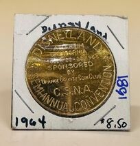1964 CSNA California State Numismatic Association Disneyland Anaheim Con... - $13.30