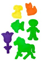 Perler Beads Pegboards Set of 6 Horse Fish Dog Cat Flower - $6.72 CAD