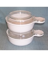 Corning Ware GRAB-IT White Bowls Casseroles P-150-B w/ P-150-C Glass Lid... - $41.07 CAD